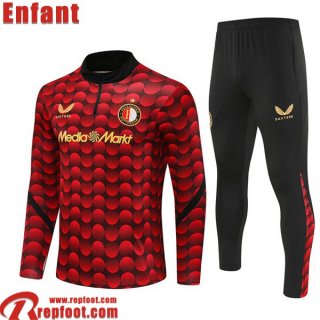 Feyenoord Rotterdam Survetement de Foot Enfant 2025 2026 C904