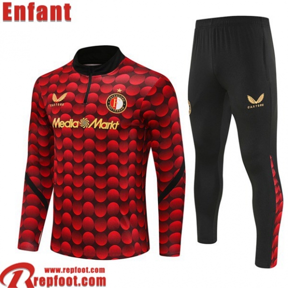 Feyenoord Rotterdam Survetement de Foot Enfant 2025 2026 C904