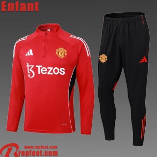 Manchester United Survetement de Foot Enfant 2025 2026 C908