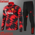 Manchester United Survetement de Foot Enfant 2025 2026 C941 Manchester United Survetement de Foot Enfant 2025 2026 C941