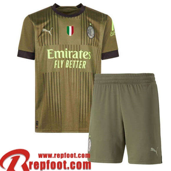 Maillot De Foot AC Milan Third Enfant 2022 2023