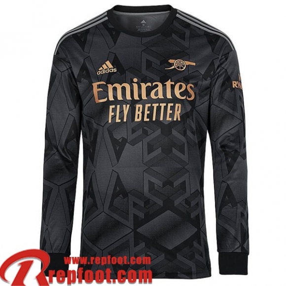 Maillot De Foot Arsenal Exterieur Homme Manche Longue 2022 2023