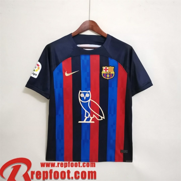 Maillot De Foot Barcelone Domicile OVO Homme 2022 2023