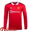 Maillot De Foot Manchester United Domicile Homme Manche Longue 2022 2023 Maillot De Foot Manchester United Domicile Homme Manche Longue 2022 2023
