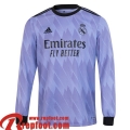 Maillot De Foot Real Madrid Exterieur Homme Manche Longue 2022 2023