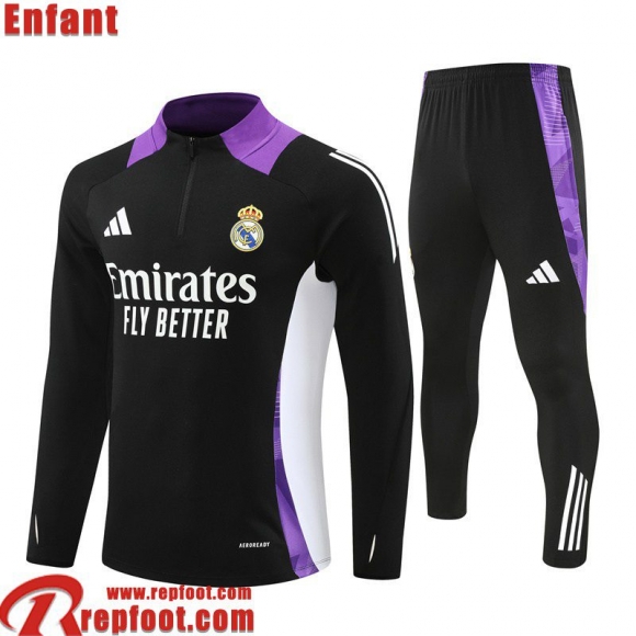 Real Madrid KIT: Survetement de Foot Enfant 24 25 C501  Real Madrid KIT: Survetement de Foot Enfant 24 25 C501