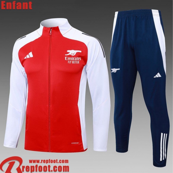 Arsenal KIT: Veste Foot Enfant 24 25 C513  Arsenal KIT: Veste Foot Enfant 24 25 C513