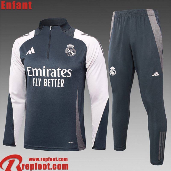 Real Madrid KIT: Survetement de Foot Enfant 24 25 C516  Real Madrid KIT: Survetement de Foot Enfant 24 25 C516