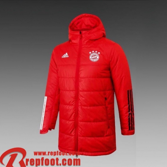 Bayern Munich Doudoune Foot rouge Homme 2021 2022 DD21