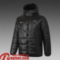 PSG Paris Doudoune Foot le noir Homme 2021 2022 DD38