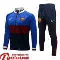 Barcelone Veste Foot bleu Noir Homme 2021 2022 JK202