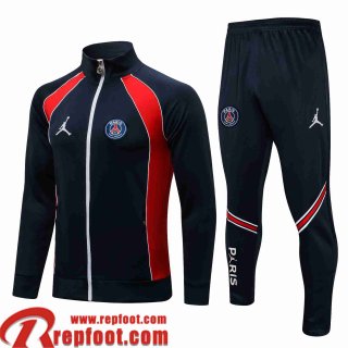 PSG Paris Veste Foot bleu Noir Homme 2021 2022 JK204