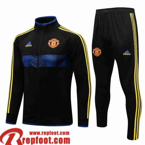 Manchester United Veste Foot le noir Homme 2021 2022 JK205  Manchester United Veste Foot le noir Homme 2021 2022 JK205