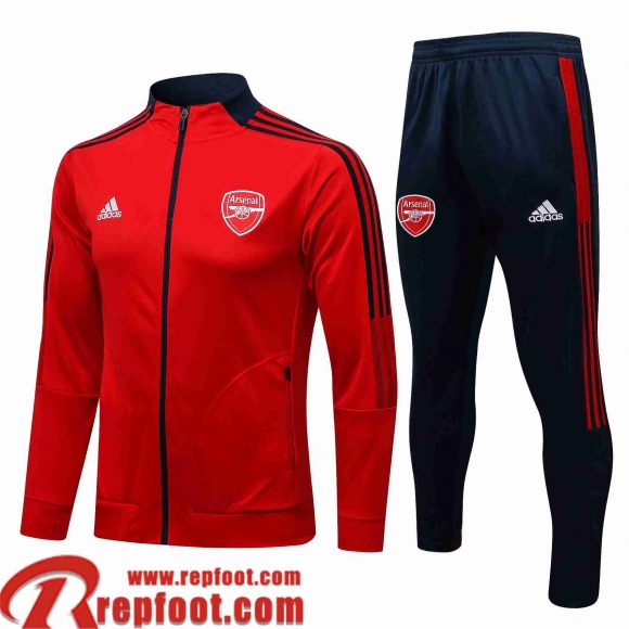 Arsenal Veste Foot rouge Homme 2021 2022 JK209