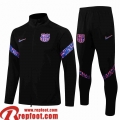 Barcelone Veste Foot le noir Homme 2021 2022 JK215