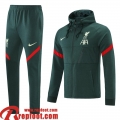 Liverpool Veste Foot - Sweat A Capuche vert Homme 2021 2022 JK229