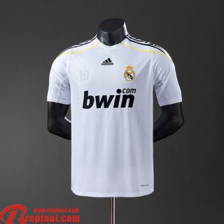 Real Madrid Retro Maillots De Foot Domicile Homme 09 10 FG1007