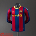 Barcelone Retro Maillots De Foot Domicile Homme Manche Longue 10 11 FG1032