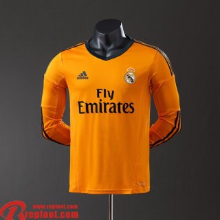 Real Madrid Retro Maillots De Foot Third Homme Manche Longue 13 14 FG1033