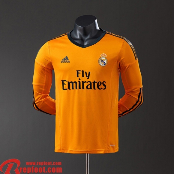 Real Madrid Retro Maillots De Foot Third Homme Manche Longue 13 14 FG1033