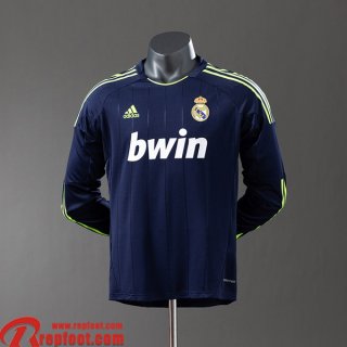 Real Madrid Retro Maillots De Foot Exterieur Homme Manche Longue 12 13 FG1035