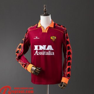 Rome Retro Maillots De Foot Domicile Homme Manche Longue 98 99 FG1066 Rome Retro Maillots De Foot Domicile Homme Manche Longue 98 99 FG1066