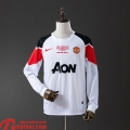 Manchester United Retro Maillots De Foot Exterieur Homme Manche Longue 10 11 FG1072