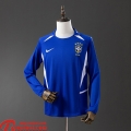 Bresil Retro Maillots De Foot Exterieur Homme Manche Longue 2002 FG1073