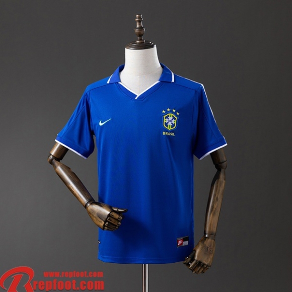 Bresil Retro Maillots De Foot Exterieur Homme 1997 FG1090