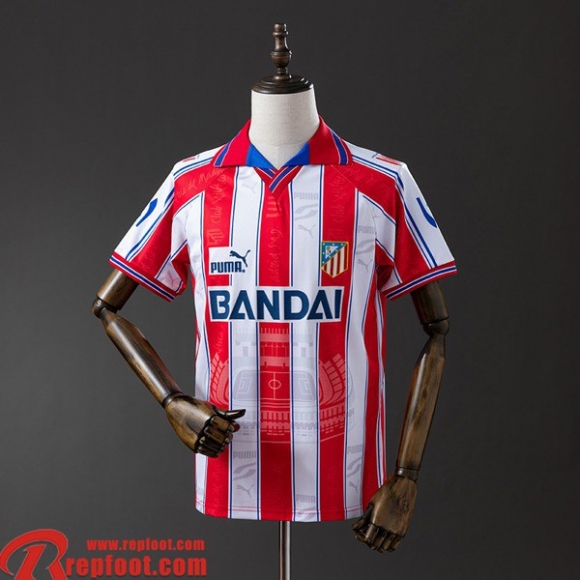 Atletico Madrid Retro Maillots De Foot Domicile Homme 96 97 FG1101
