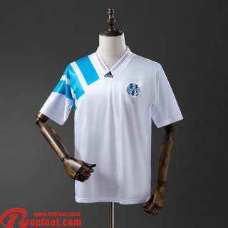 Marseille Retro Maillots De Foot Domicile Homme 92 93 FG1110