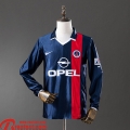 PSG Retro Maillots De Foot Domicile Homme Manche Longue 01 02 FG1155