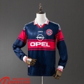 Bayern Munich Retro Maillots De Foot Domicile Homme Manche Longue 97 98 FG1156