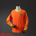 Bresil Retro Maillots De Foot Gardiens De But Homme Manche Longue 1998 FG1182