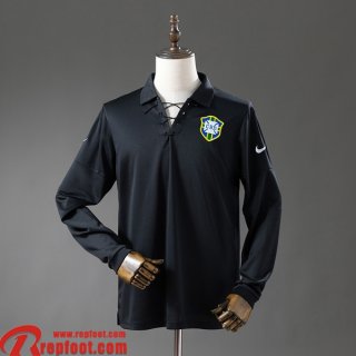 Bresil Retro Maillots De Foot Special Edition Homme Manche Longue 2004 FG1188