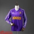 Real Madrid Retro Maillots De Foot Exterieur Homme Manche Longue 84 85 FG1221