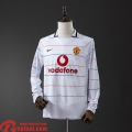 Manchester United Retro Maillots De Foot Exterieur Homme Manche Longue 2003 05 FG845