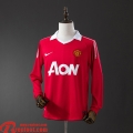 Manchester United Retro Maillots De Foot Domicile Homme Manche Longue 2010 11 FG846