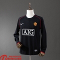 Manchester United Retro Maillots De Foot Homme Manche Longue 07 08 FG856