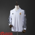Real Madrid Retro Maillots De Foot Domicile Homme Manche Longue 2002 03 FG862