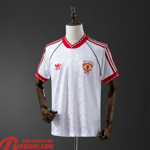 Manchester United Retro Maillots De Foot Exterieur Homme 1991 FG867