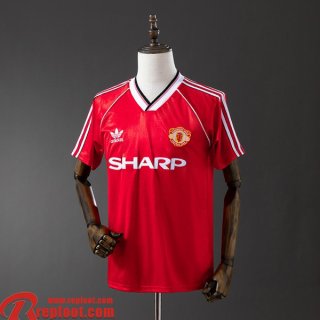 Manchester United Retro Maillots De Foot Domicile Homme 1984 FG869