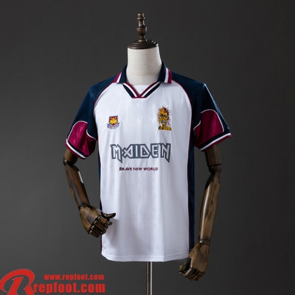 West Ham United Retro Maillots De Foot Exterieur Homme 1999 FG927