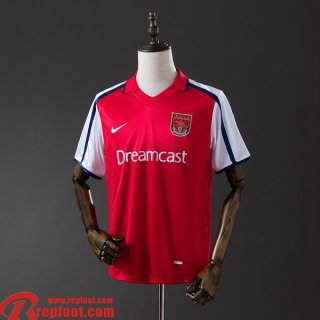 Arsenal Retro Maillots De Foot Domicile Homme 01 02 FG936
