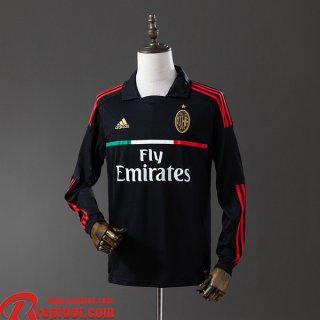 AC Milan Retro Maillots De Foot Exterieur Homme Manche Longue 11 12 FG948