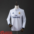Real Madrid Retro Maillots De Foot Domicile Homme Manche Longue 16 17 FG961