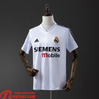 Real Madrid Retro Maillots De Foot Domicile Homme 04 05 FG977