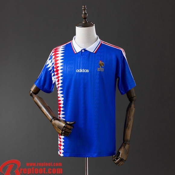 France Retro Maillots De Foot Domicile Homme 1994 FG986
