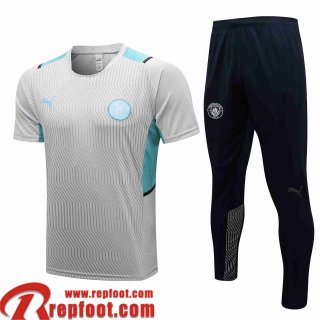 Manchester City T-Shirt gris Homme 2021 2022 PL191