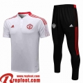 Manchester United Polo foot blanche Homme 2021 2022 PL193